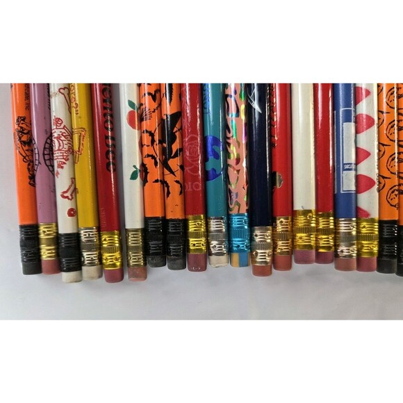 LOT of 41 Vintage 90s PENCILS Ad TMNT Cartoon Disney Holidays UNSHARPENED New - Picture 8 of 8
